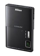 Nikon COOLPIX S100 16 MP CMOS Digital Camera with 5x Optical Zoom NIKKOR ED Glass Lens and 3.5-Inch OLED Touchscreen... N7