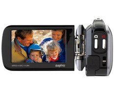 Sanyo VPC-GH4 Full HD 1080 Camcorder with 10X Dual Range Zoom (Charcoal) (Discontinued by Manufacturer) N3