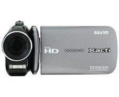 Sanyo VPC-GH4 Full HD 1080 Camcorder with 10X Dual Range Zoom (Charcoal) (Discontinued by Manufacturer) N5