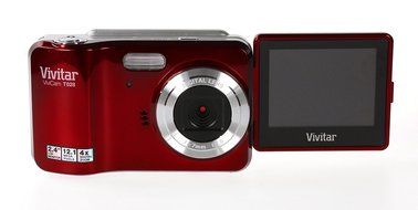 Vivitar 12MP Digital Camera with 2.4-Inch TFT (VT028-RED-BOX-FHUT)