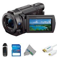 Sony FDR-AX33 4K Ultra HD Handycam Camcorder + 16GB Expo-Basic Accessory Kit - International Version