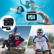4K Camera, POTO F88 Waterproof Sports DV 2.0'' LCD Video Cam Support Shooting Stars, Mini Car DVR Camera N5