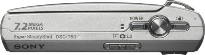 Sony Cybershot DSC-T50 7.2MP Digital Camera with 3x Optical Zoom (Silver) N7