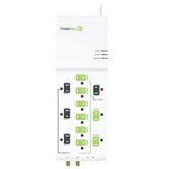 TrickleStar 12 Outlet Advanced PowerStrip, 4320 Joules, Coax + RJ11 Secondary Protection, 4 foot cord N2