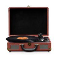 Pyle Bluetooth Speakers Turntable,Brown (PVTTBT9BR) N3