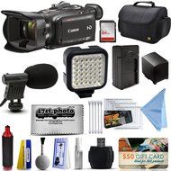 Canon XA30 HD Professional Video Camcorder + Essential Accessory Bundle Kit w/ 64GB Memory + LED Light + Camera... N5