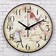 Vintage wall clock absolutely silent living room decoration wall clock large decorative wall clock N2