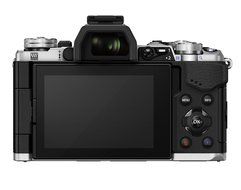 OM-D E-M5 Mark II Camera Body Silver with Olympus FL-LM3 Flash and 12-40mm f/2.8 Lens Bundle