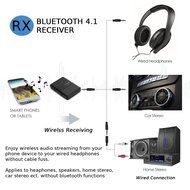 Bluetooth 4.1 Transmitter Receiver, Lantoo 2-in-1 3.5mm Wireless Audio Adapter (aptX, Dual Stream, Volumn Down... N3