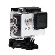 Green House-HD 720P 1.5 inch LCD Wide Angle Lens 140 Degree Wide Angle Waterproof Sport DV Camera White N3