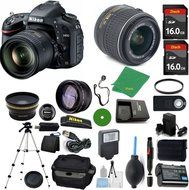 Nikon D610 DSLR - International Version (No Warranty), 18-55mm f/3.5-5.6 DX VR, 2pcs 16GB Memory, Camera Case,...