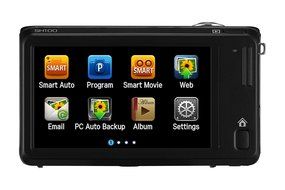 Samsung EC-SH100 Wi-Fi Digital Camera with 14.2 MP, 5x Optical Zoom and Touchscreen (Red) N5