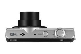 Samsung EC-SH100 Wi-Fi Digital Camera with 14.2 MP, 5x Optical Zoom and Touchscreen (Red) N6