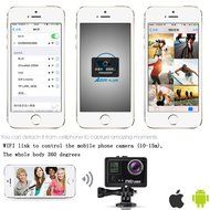 AMKOV AMK7000S 4K Ultra HD 60fps WiFi Waterproof 30M 170 Degree Wide Angle Camera with Remote Controller N11