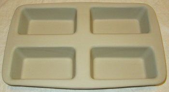Pampered Chef Stoneware Mini Loaf Pan N3