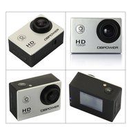 DBPOWER Waterproof Action Camera 12MP 1080P HD with 2 Batteries and Free Accessories Kit(White) N13