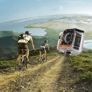 ZD App Wifi Sport Camera For Diving,Skiing,Cycling Camcorders HD1080P 60fps,Mountable Helmet/Bike Camera,With... N17