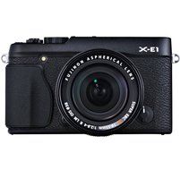 Fujifilm X-E1 16.3 MP Compact System Digital Camera with 2.8-Inch LCD and 18-55mm Lens (Black)