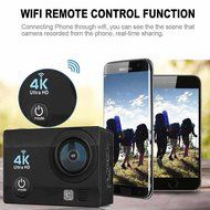[With Wrist Remote Control] Sports Camera, 2.0 Inch 1080P HD 170 Degree 4K Ultra-Wide Angle Lens Remote Waterproof... N3