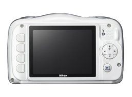 Nikon COOLPIX S33 Waterproof Digital Camera (White) - International Version N3