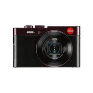 Leica C Compact System Camera Dark Red w/ Leica C Twist Camera Case, Dark Red