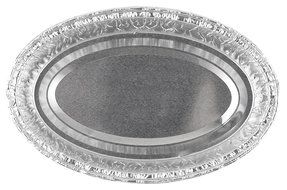 Disposable Aluminum Foil Mini Loaf Pans Tart Custard Pie 4-1/2", Oval Shape Small Wiht Plastic Lid for Pastries... N2