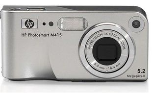 HP M415 5.36MP Digital Camera with 3x Optical Zoom