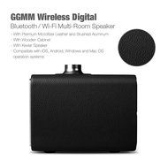 GGMM M3 Retro Wi-Fi/Bluetooth Stereo Wireless Leather Speaker | Featuring 40W Output, Multi-Room Play, Airplay... N21