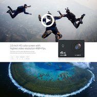 LeFun Sports Action Camera, 4K Ultra HD 1080P Wifi 16MP Bike Helmet Cam Waterproof Camcoder&iexcl;&shy;