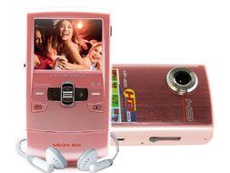 SVP MP300 HD MP3 Player and Pocket HD Video Pink Camera with YouTube Software