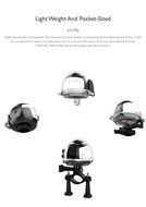 OUTERDO Sport Camera Wireless 360 Degree Panoramic Camera 3D VR Action Sports Camera Wifi 16MP HD 30fps Waterproof... N11