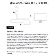 Reelva Micro USB To HDMI Cable,Micro USB To HDMI 1080P HDTV Adapter Cable For iPhone 5 5s 6 6s Plus Need Personal... N6