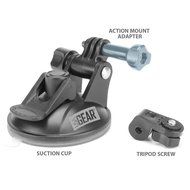 Extreme Sports Action Camera Mount Bundle with Included Suction Cup , Handlebar and Zip Mount by USA Gear - Works...