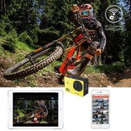 Boblov AT-30 Full HD 4K@30fps 1080P@60fps 173 Degree Wide Angle 16MP WiFi Sports Action Camera DVR (Black) N4