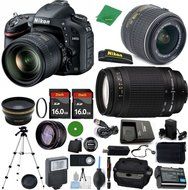 Nikon D610 - International Version (No Warranty), 18-55mm f/3.5-5.6 DX VR, Nikon 70-300mm f/4-5.6G, 2pcs 16GB... N2