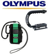 Olympus TG-Tracker Accessory Bundle w/ Olympus Custom TG-Tracker Case CSCH-125 (Black) + ActionGrip Professional... N2