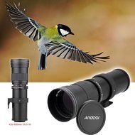 Andoer 420-800mm F/8.3-16 HD Super Telephoto Manual Zoom Lens for Canon Nikon Minolta Sony Pentax Olympus DSLR... N13