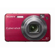 Sony Cyber-shot DSC-W150/R 8.1 Megapixels 16:9 2x Digital Zoom/5x Optical Zoom Digital Camera - Red N2