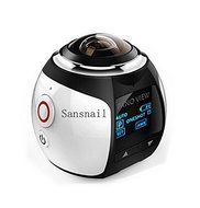 Wireless VR Action Waterproof Outdoor Sports DV Player 16MP 3D WiFi 4K 360 Panoramic Camera 4K HD 30fps Waterproof... N5