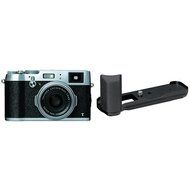 Fujifilm X100T Silver with X100 Metal Hand Grip