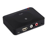 ESYNIC NFC Bluetooth Audio Receiver Bluetooth 3.0 Music Receiver Wireless Speaker Adapter with RCA 3.5mm Output... N4
