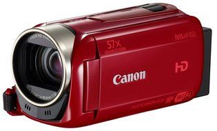 Canon digital video camera iVIS HF R52 red optics 32 x zoom IVISHFR52RD