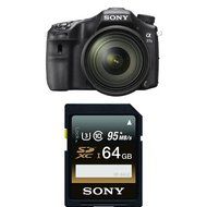 Sony A77II Digital SLR Camera with 16-50mm F2.8 Lens with Memory Card