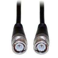 C&amp;E CNE40728 BNC 100-Feet RG58/U Coaxial Cable, BNC Male, Solid Core, Black