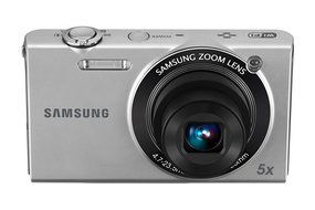 Samsung EC-SH100 Wi-Fi Digital Camera with 14.2 MP, 5x Optical Zoom and Touchscreen (Red) N9