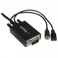 StarTech.com DP2VGA3 DisplayPort 1.2 to VGA Adapter Converter N7