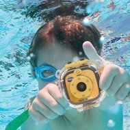 Durable, Fim amd Exciting Action Cam Bundle with Carry Case, Waterproof Case and 2 Mounts N2