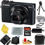 Canon PowerShot G9 X Digital Camera with 3x Optical Zoom, Built-in Wi-Fi and 3 inch LCD (Black)+ Case+16 GB Card...