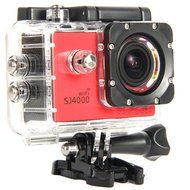 Generic Pangu 1080P 1.5 Inch 12MP 170 Degree Full HD Micro USB 2.0 Wifi SJ4000 Sports DV Camera (Red) N2