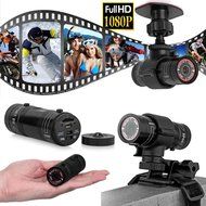 Malloom Full HD 1080P DV Mini Waterproof Sports Camera with Bike Helmet Car Mounted Holder N2